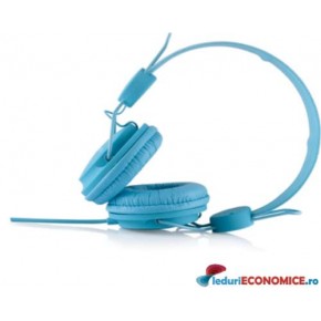 Casti stereo Modecom MC-400 FRUITY Albastru