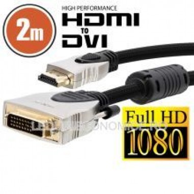 Cablu DVI-D HDMI 2 m Profesional