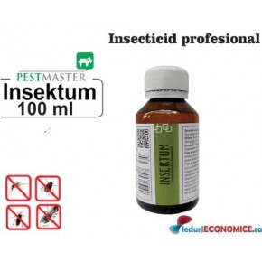 INSEKTUM 100ml-Insecticid profesional impotriva insectelor taratoare si zburatoare