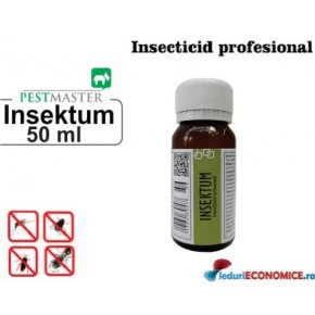 INSEKTUM forte 50ml-Insecticid profesional impotriva insectelor taratoare si zburatoare
